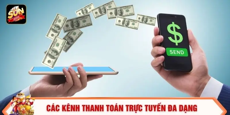 Các kênh thanh toán trực tuyến đa dạng