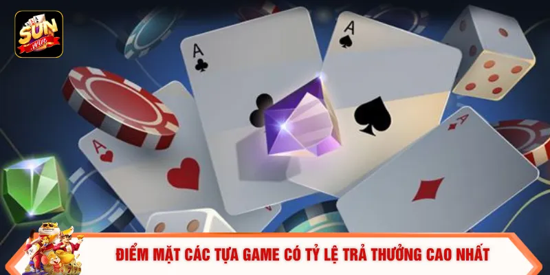 Điểm mặt các tựa game có tỷ lệ trả thưởng cao nhất