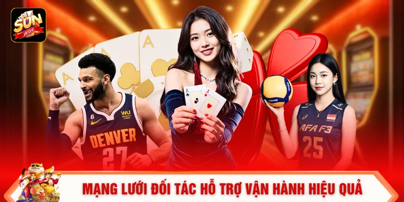 Mạng lưới đối tác hỗ trợ vận hành hiệu quả